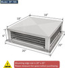 4-Way Adjustable Diffuser for Evaporative/Swamp Cooler 