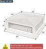 Adjustable 4-Way Diffuser for Evaporative/Swamp Cooler 