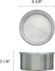 6" Dia. x 3"H, Round Aluminum Layer Cake Pan