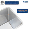 Commercial Stainless Steel Flour Bin with 2 Sliding Lids