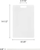15" x 9" x 0.50" Thick (NSF) White Cutting Boards