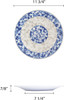 BLUE DRAGON 11.75" Wide Rim Melamine Plate 