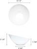 12 oz Cascading Melamine White Bowl (CR804W)