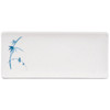 Blue Bamboo, 9.38" x 4.25" Melamine Plate