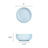 Thunder Group 1940 Blue Jade 7 oz. Round Melamine Sauce Dish