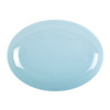 Thunder Group 2913 Blue Jade 13" x 9 1/2" Oval Melamine Platter