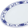 Lotus, 9" x 6.63" Oval Melamine Platter