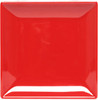 Thunder Group 29004PR Classic Pure Red 4.50" Square Melamine Plate