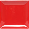 Thunder Group 29010PR Classic Pure Red 10" Square Melamine Plate