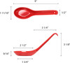 0.60 oz Pure Red Melamine Anchor Spoon (7200PR)