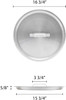 ALSKSP109, 60 qt Aluminum Stock Pot Lid