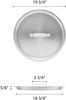 ALSKSP110, 80 qt Aluminum Stock Pot Lid