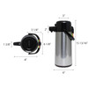 Thunder Group ASPS325 Airpot, 2.5 Liter (84 oz.), 8-1/4" x 6-1/2" x 15-1/3"H