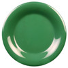 10.5" Wide Rim Melamine Green Plate (CR010GR)