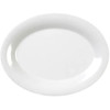 13.5" Wide Rim Melamine White Platter (CR213W)