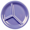 Thunder Group 3-Compartment Melamine Color Purple Plate (CR710BU)