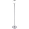 Chrome Plated Table Card Holder