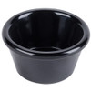 Thunder Group ML535BL1 1.75 oz. Black Smooth Melamine Ramekin