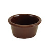 Thunder Group ML535C1 1.75 oz. Chocolate Smooth Melamine Ramekin