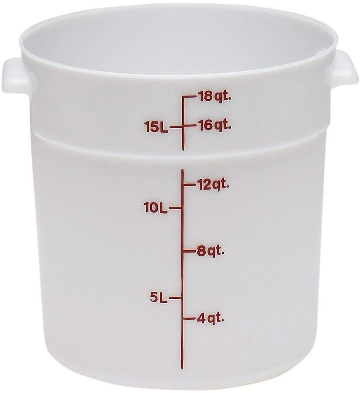 White Round Food Storage Container