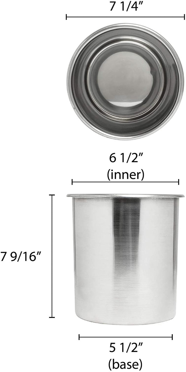 Choice 2 Qt. Stainless Steel Bain Marie Pot