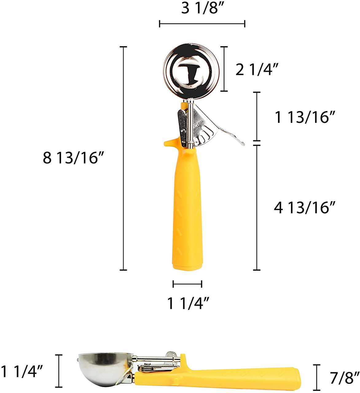 Choice #40 Purple Thumb Press Disher - 0.75 oz.