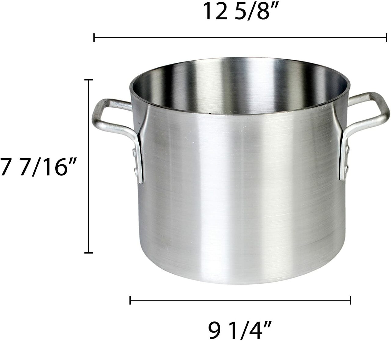 Winco 80 Qt. Aluminum Stock Pot Steamer Basket