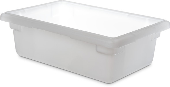 12" X 18" X 6", 3 GAL. FOOD STORAGE BOX, PP, White