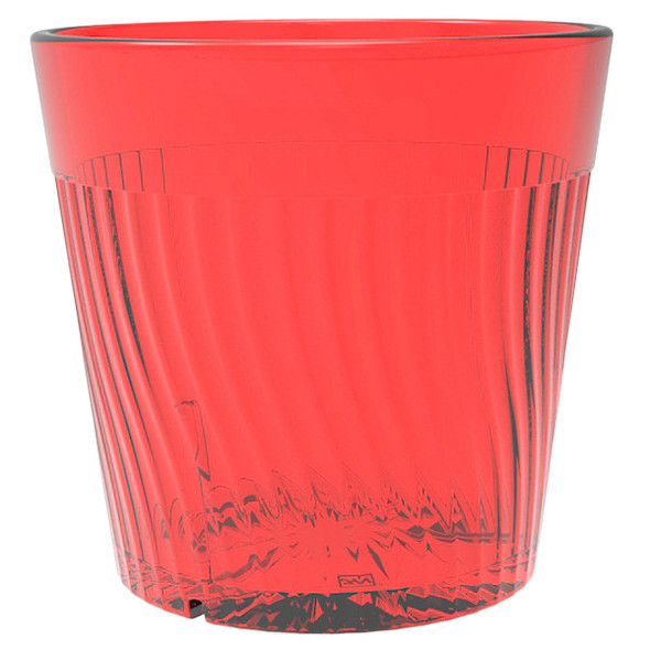 Belize 8 oz Polycarbonate Tumbler Glass (PLPCTB308RD) Red