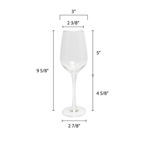 Thunder Group PLTHWG014RC 14 oz Polycarbonate Stem Wine Glass