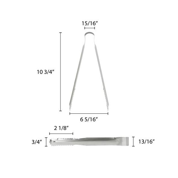 11.5" Stainless Steel Bread Tong (SLBT115) 11.5" Stainless Steel Bread Tong (SLBT115)