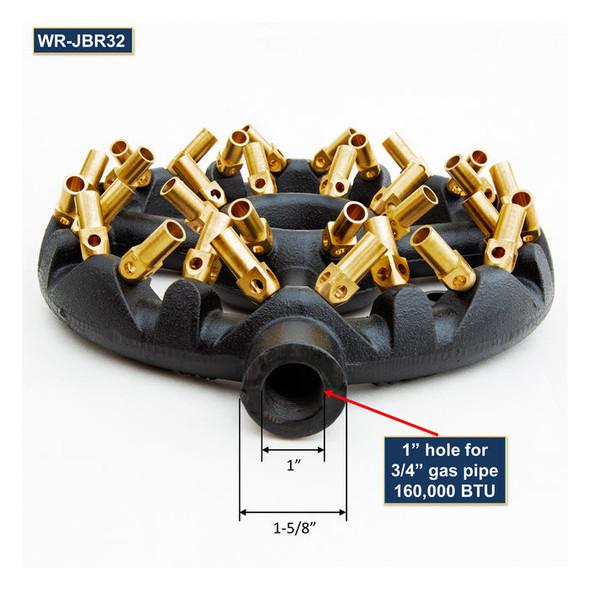 32 Tip Round Nozzle Jet Burner