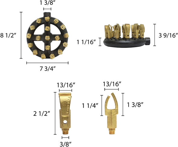 (Made In Taiwan) 18 Tip Duck Nozzle Jet Burner (IRBR004)