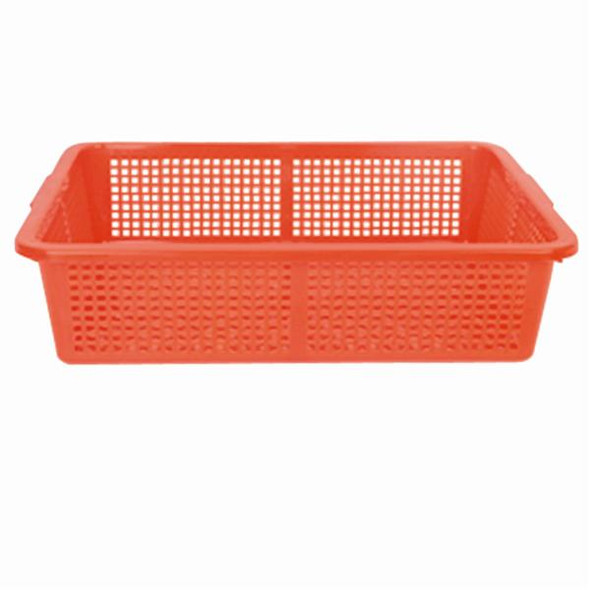 Durable Polyethylene Colander Basket - Red