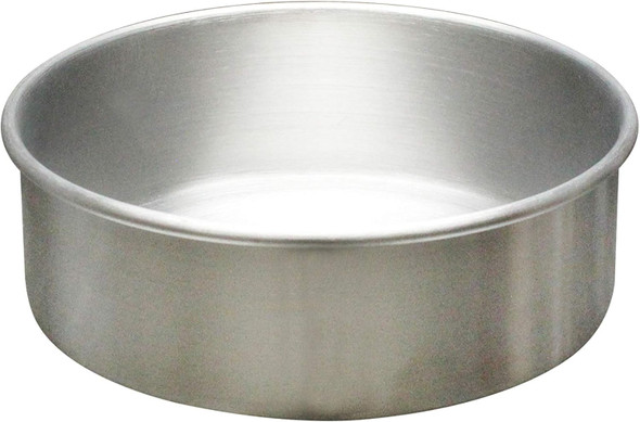 6" Dia. x 2"H, Round Aluminum Layer Cake Pan