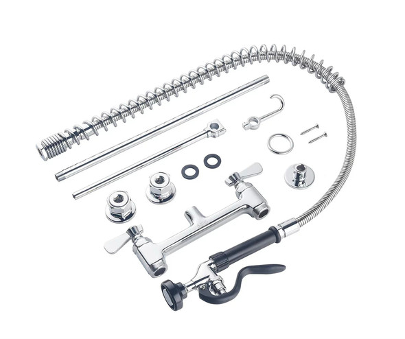 8-Inch Deck Mount Pre-Rinse Commercial Duty Faucet