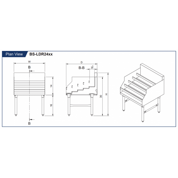 Five-Tier Stainless Steel Liquor Display Rack