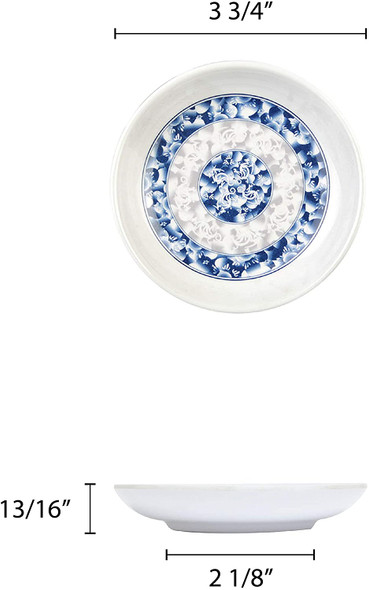 BLUE DRAGON, 3 oz Melamine Sauce dish