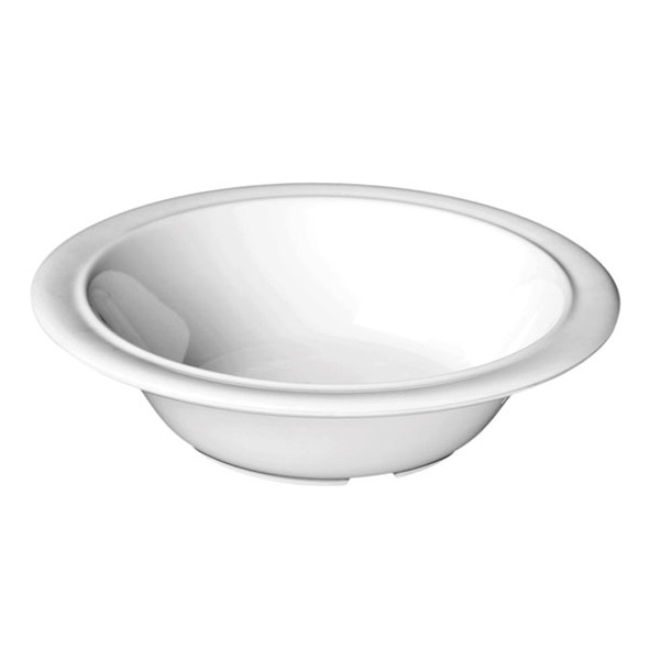 Thunder Group NS307W Nustone White Melamine Soup and Cereal Bowl 12 oz.