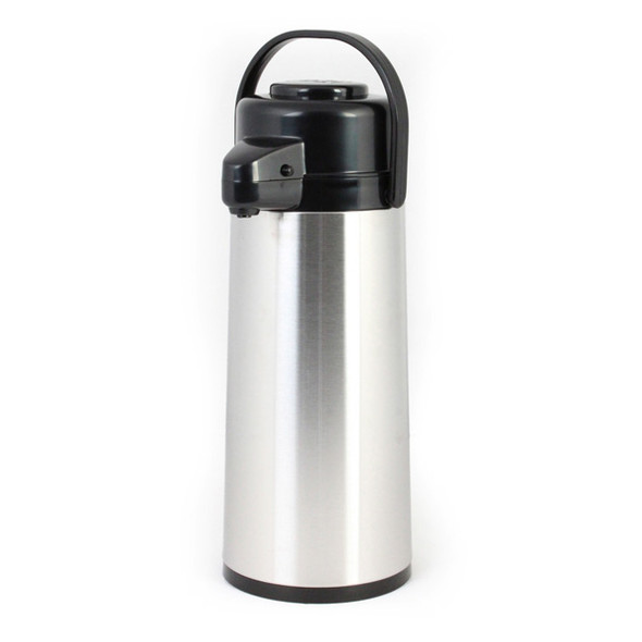 Push Button Top Glass Lined Stainless Steel Airpot
