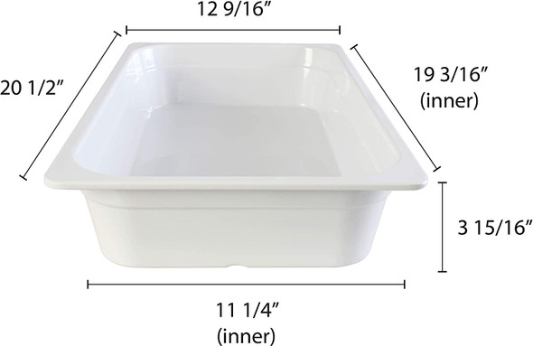 Full Size Melamine Gastronorm Pans - 4" Deep