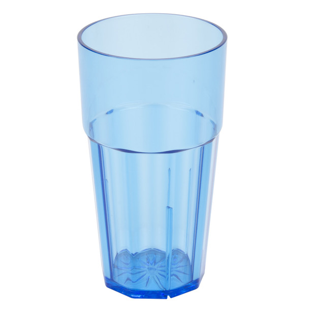 Diamond 24 oz Polycarbonate Tumbler Glass (PLPCTB124BL) Blue