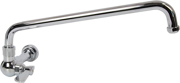 14" Wall Mount Swivel Spout Faucet for Chinese Wok Ranges