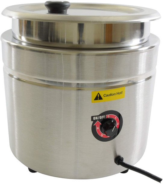 11 Qt Stainless Steel Round Food/Soup Warmer Set (THSEJ38000C)