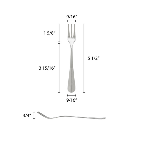 DIAMOND Stainless Steel Heavy Weight Oyster Fork (SLDM208)