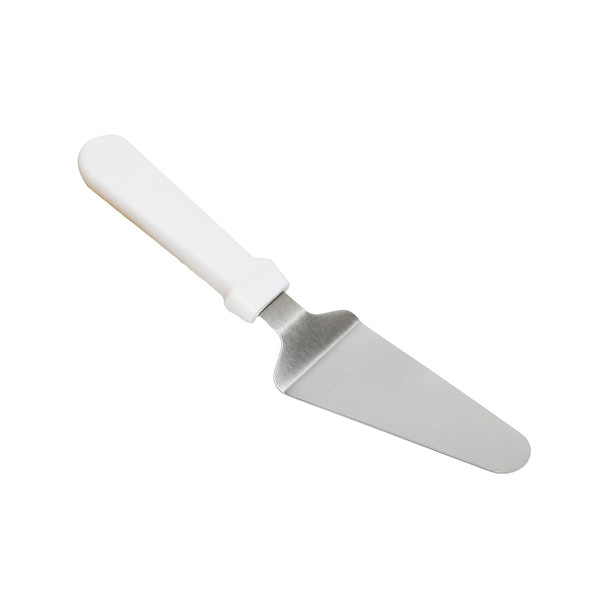 10.5" Pie Server with White Polypropylene Handle