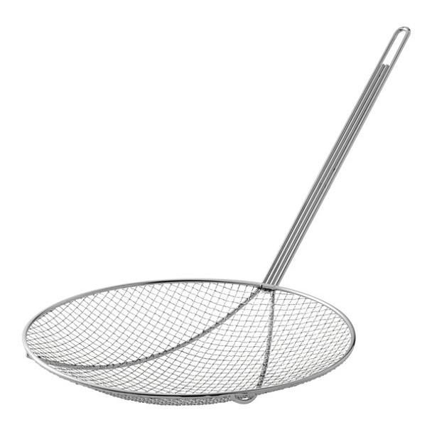 Round Nickel Plated Wire Mesh Skimmer