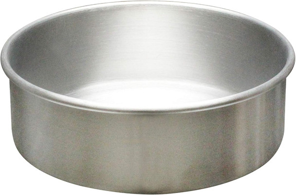 6" Dia. x 2"H, Round Aluminum Layer Cake Pan