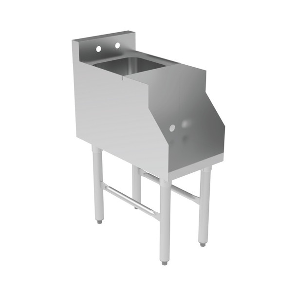 Stainless Steel Blender Station with Dump Sink