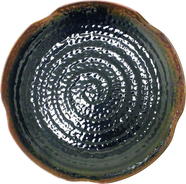 1816 TENMOKU Melamine 16" Lotus Serving Plate